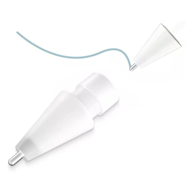 Apple Pencil 2 / 1 stylus metallpenna spets Vit