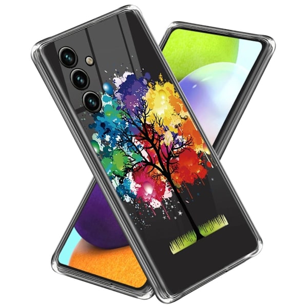 Deco Samsung Galaxy A55 kotelot - Värikäs Puu Multicolor
