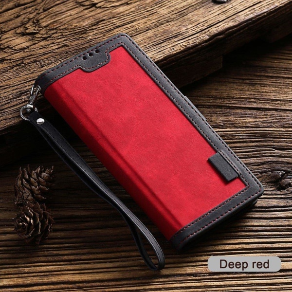 Suburbian läder Samsung Galaxy Note 10 Plus fodral - Röd Röd