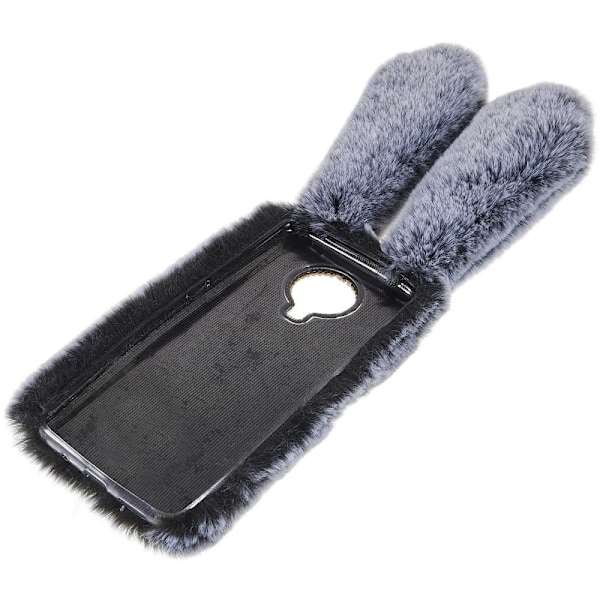 Fluffy Rabbit Nokia G20 / Nokia G10 Cover - Sølv/Grå Silver grey