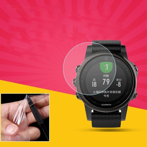 Garmin Fenix 5S anti-explosion screen protector Transparent