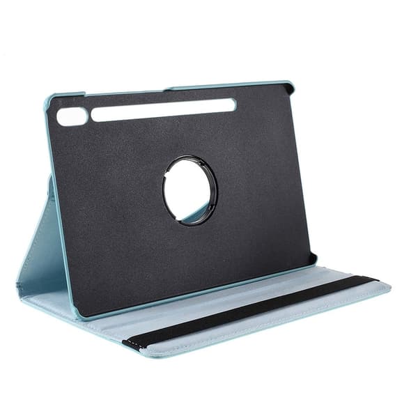 Samsung Galaxy Tab S8 / S7 læder flip cover - Babyblå Blue