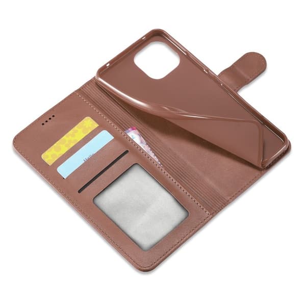 LC.Imeeke Xiaomi Mi 11 Lite 5G / 11 Lite Läppäkotelo - Kahvi Brown