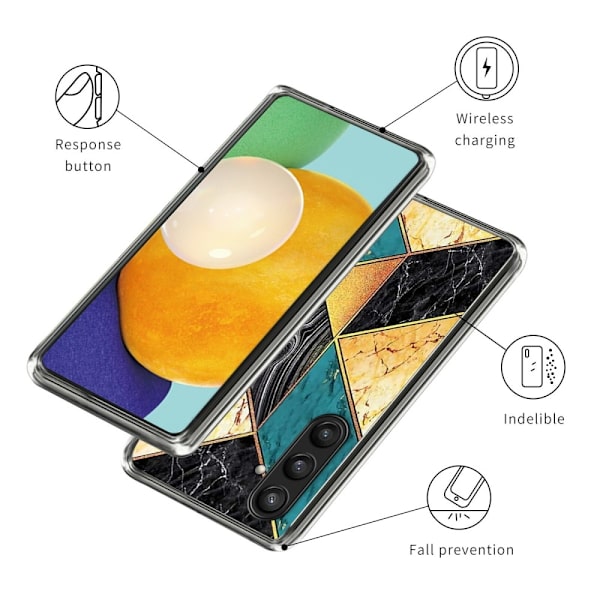 Vibe Samsung Galaxy A56 deksel - Skjøting Av Marmor Multicolor