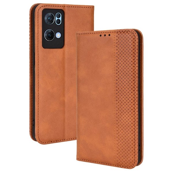Bofink Vintage Oppo Reno7 Pro 5g Læretui - Brun Brown
