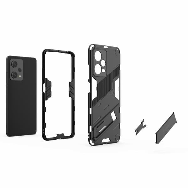 Støtsikkert hybriddeksel for Xiaomi Redmi Note 12 Pro - Rød Red