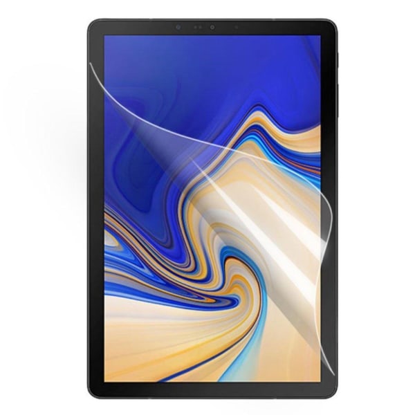 Samsung Galaxy Tab S4 beskyttelsesfilm i blødt materiale med klart design - Tranperent Transparent