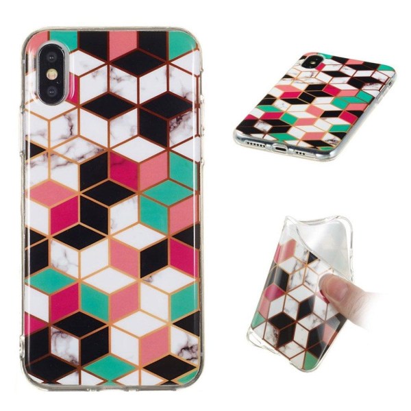 Marble design iPhone Xs Max cover - Style C Multicolor