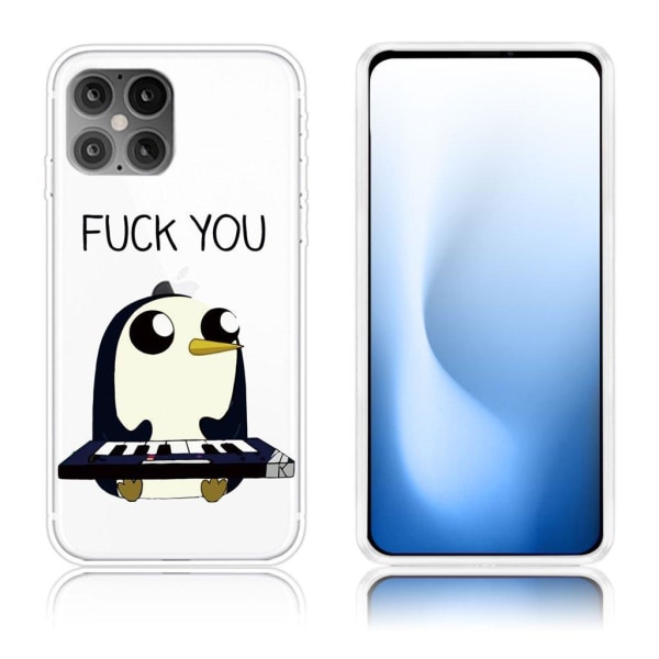 Deco iPhone 12 Pro Max kotelot - Pingviini White