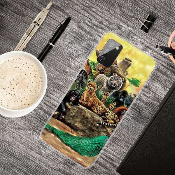 Deco Samsung Galaxy A02s kotelot - Eläimet Multicolor