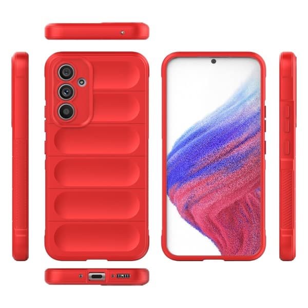 Deksel med mykt grep for Samsung Galaxy A54 - Rød Red