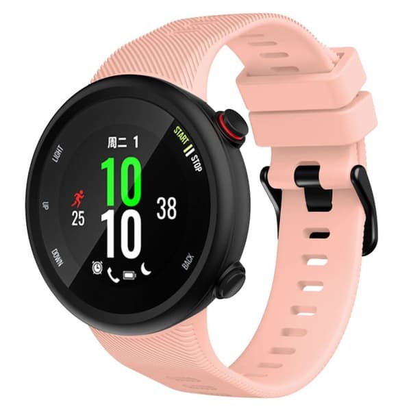 Garmin Forerunner 45 hållbart klockarmband i silikon - Rosa Rosa