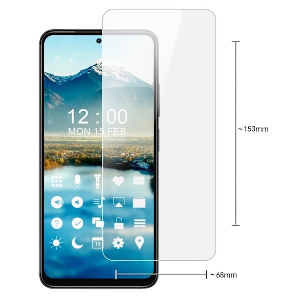 IMAK ARM ultra kirkas näyttökalvo Xiaomi Redmi Note 11S Transparent