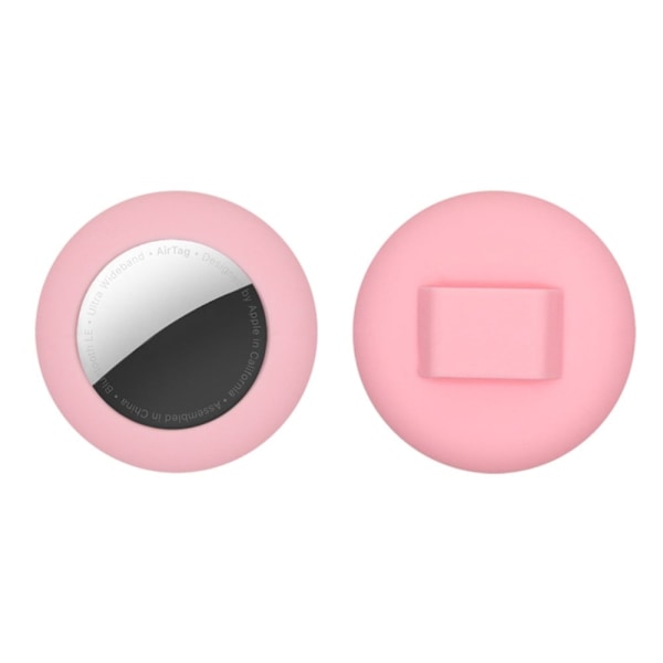 AirTags enkla silikonskydd - Rosa Rosa