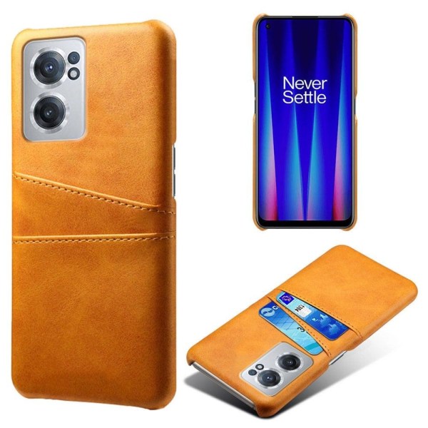 OnePlus Nord CE 2 5G skal med korthållare - Orange Orange