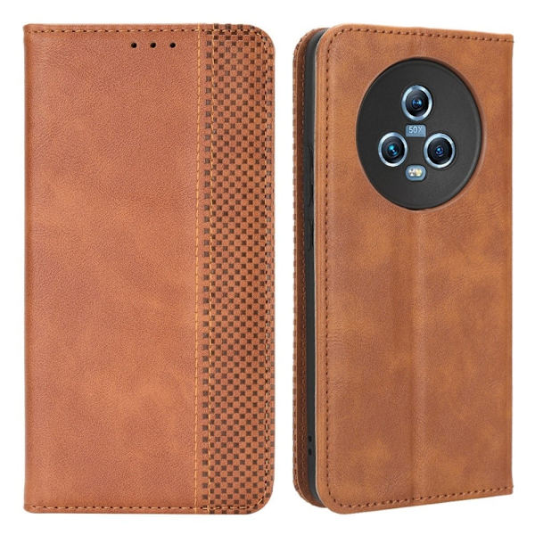 Bofink Vintage läder Honor Magic5 fodral - Brun Brun