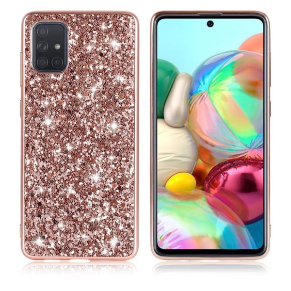 Glitter Samsung Galaxy S10 Lite case - Rose Gold Pink