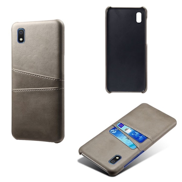 Dual Card Samsung Galaxy A10e cover - Grå Silver grey
