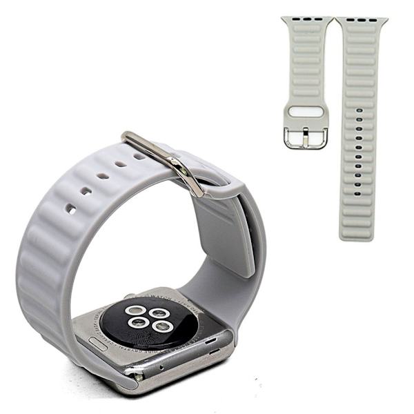 Apple Watch Series 6 / 5 40mm silikone rem - grå Silver grey