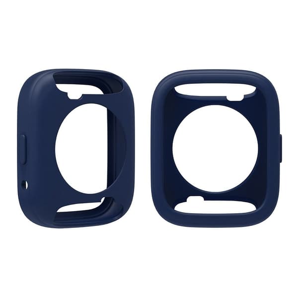 Xiaomi Redmi Watch 3 Active Silicone Strap Replacement Wrist Band with Watch Case - Dark Blue Blue