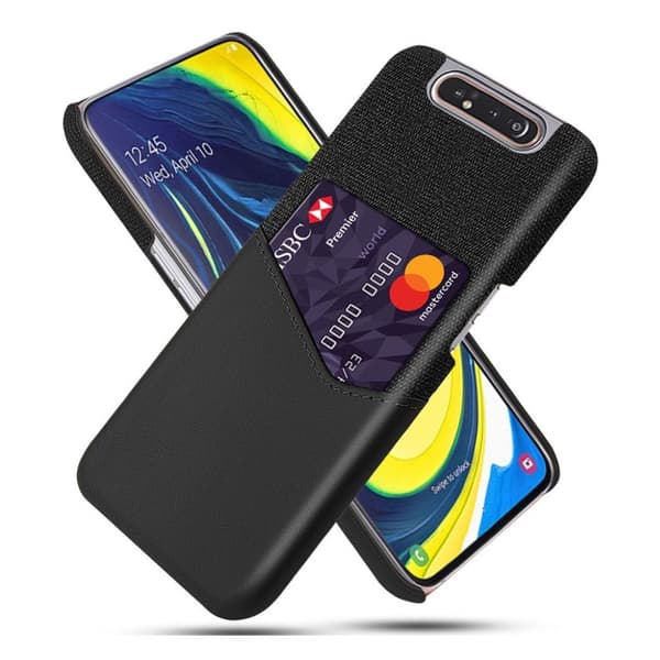 Bofink Samsung Galaxy A80 Kort Deksel - Svart Black