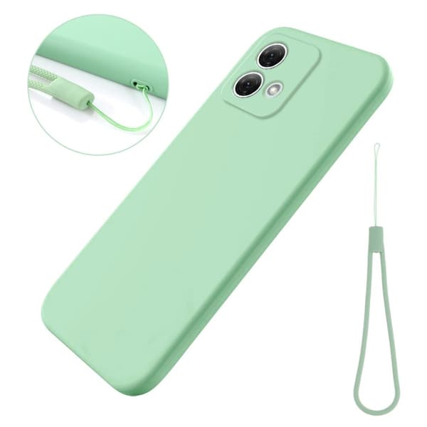 Matte Liquid silikone cover til Motorola Moto G84 - Grøn Green