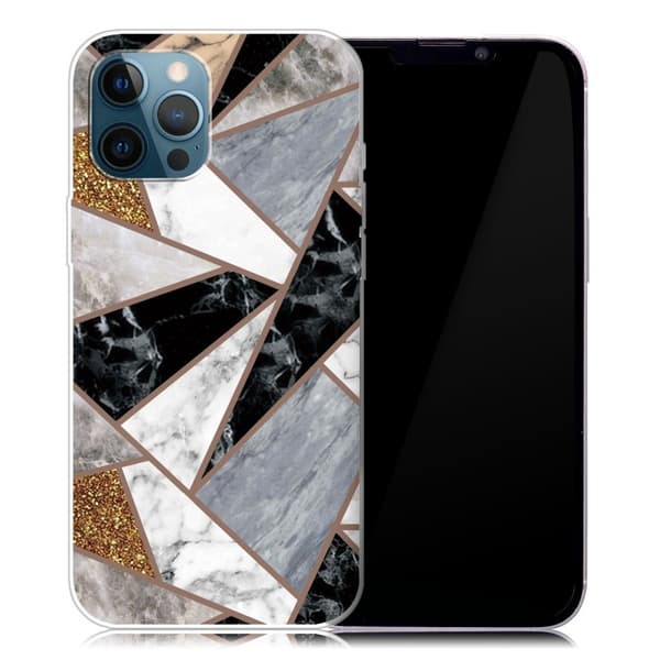 Marble design iPhone 13 Pro Max cover - Fragment Af Marmorfarver Multicolor