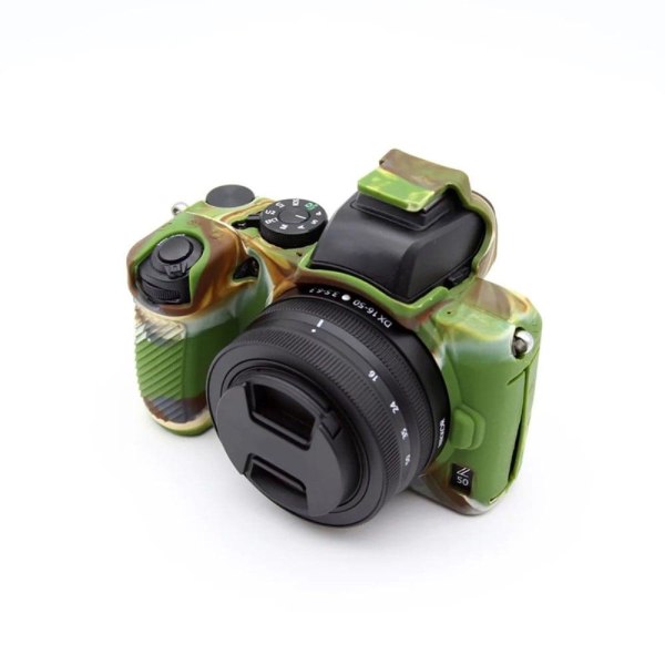 Nikon Z50 silicone cover - Camouflage Green