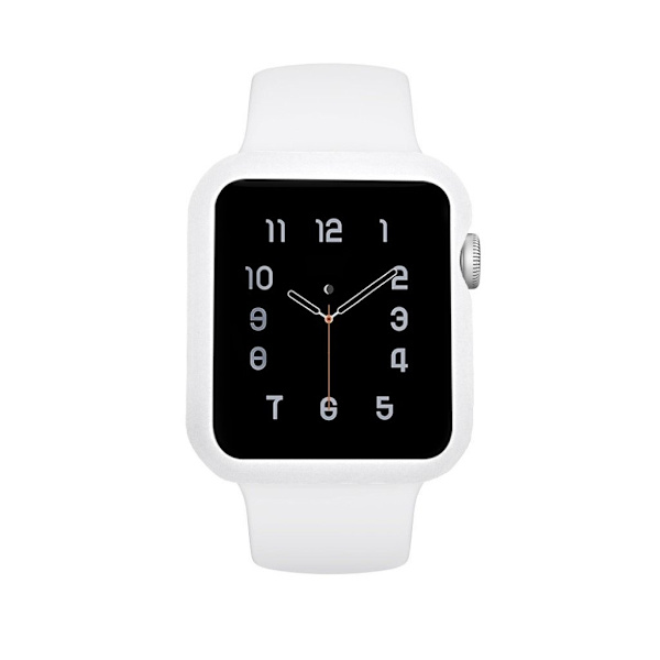 Apple Watch Series 5 44mm hållbar bumper ram - vit Vit