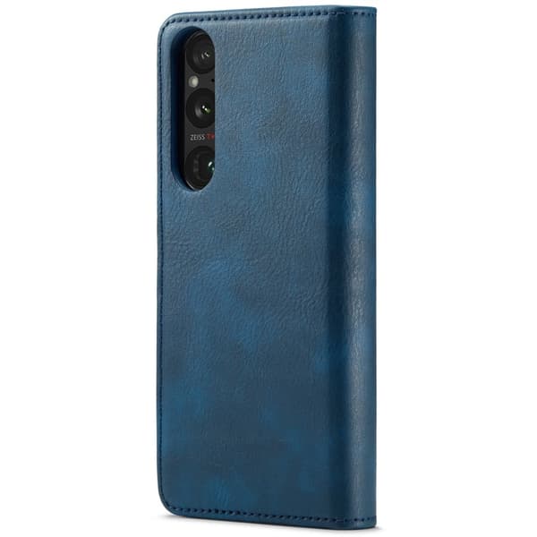 DG.MING Sony Xperia 1 VI 2-i-1 etui med pung - Blå Blue
