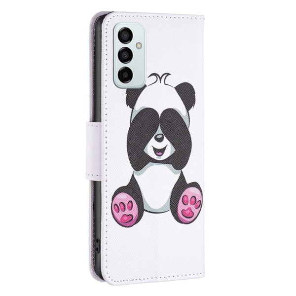 Wonderland Samsung Galaxy M23 flip etui - Panda White