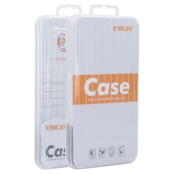 ENKAY klart fallsikkert etui for Motorola Edge (2024) Transparent