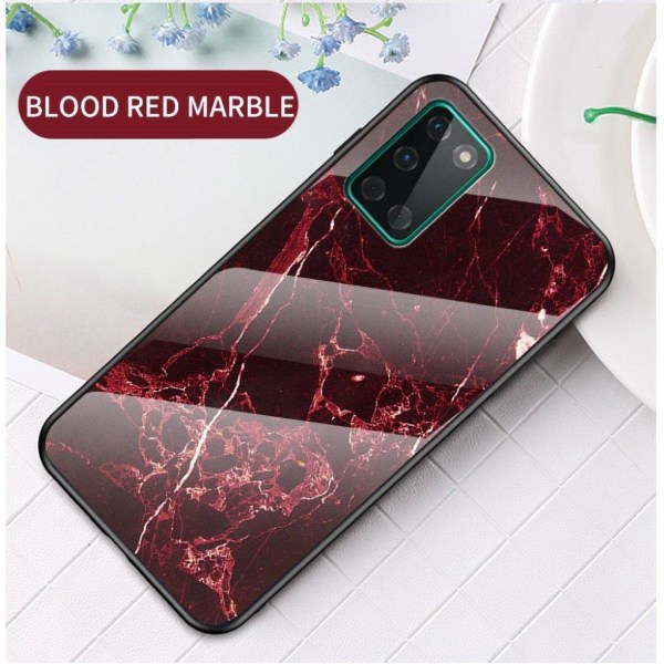 Fantasy marmor OnePlus 8T cover - rød Red