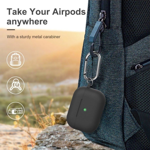 AirPods Pro thick silicone case - Black Svart