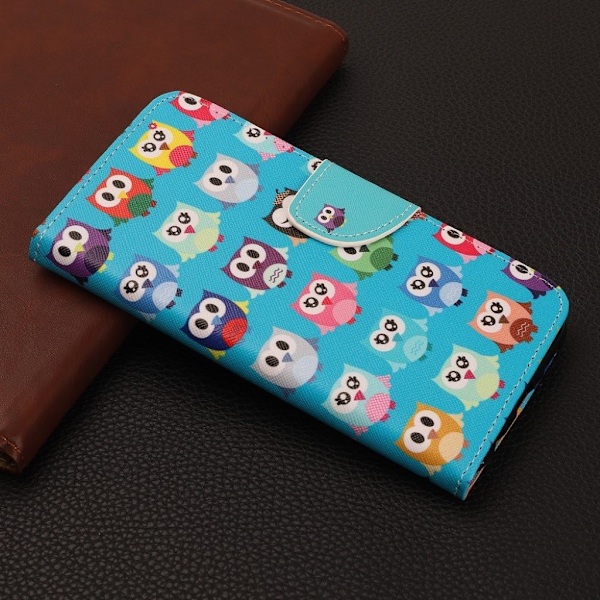 Wonderland iPhone 11 Pro Max flip etui - Flere Ugler Blue