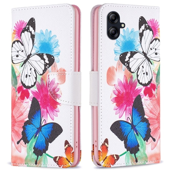 Wonderland Samsung Galaxy A04e Läppäkotelo - Two Butterflies Multicolor