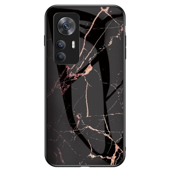 Fantasy Marble Xiaomi 12T / Redmi K50 Ultra Suojakuori - Gold Musta Marble Black