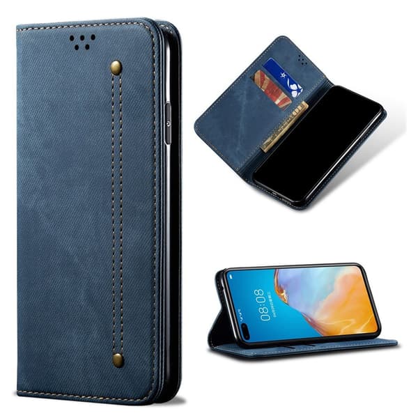 Jeans Huawei P40 kotelot - Sininen Blue