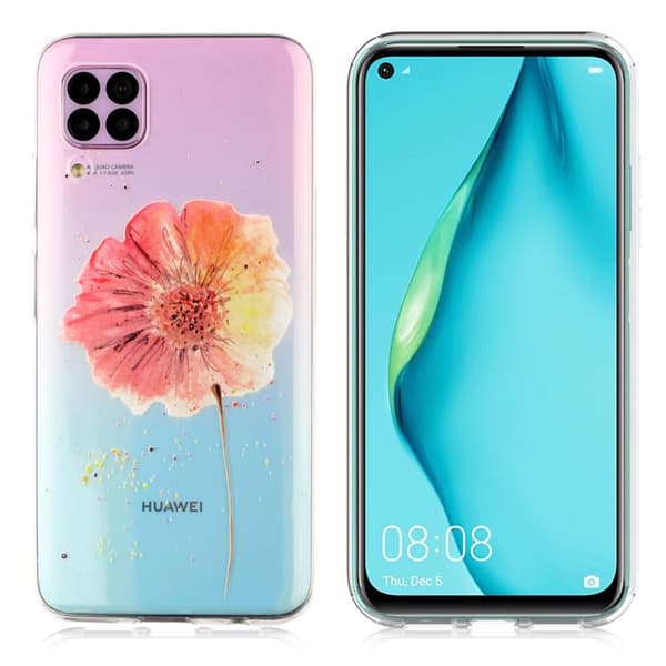 Deco Huawei P40 Lite / Nova 6 SE deksel - Beautiful Flower Multicolor
