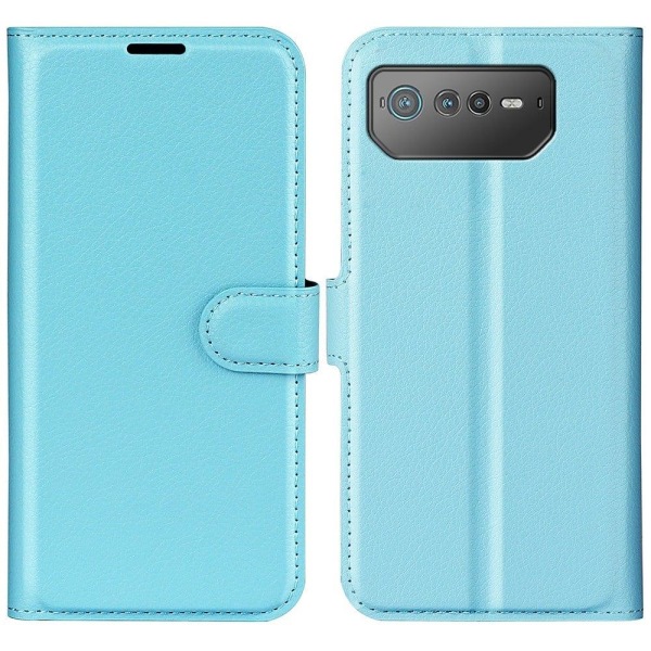 Klassisk ASUS Rog Phone 6 Flip Etui - Blå Blue