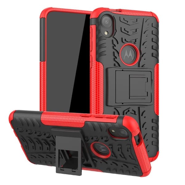 Offroad Motorola Moto E6 deksel - Rød Red