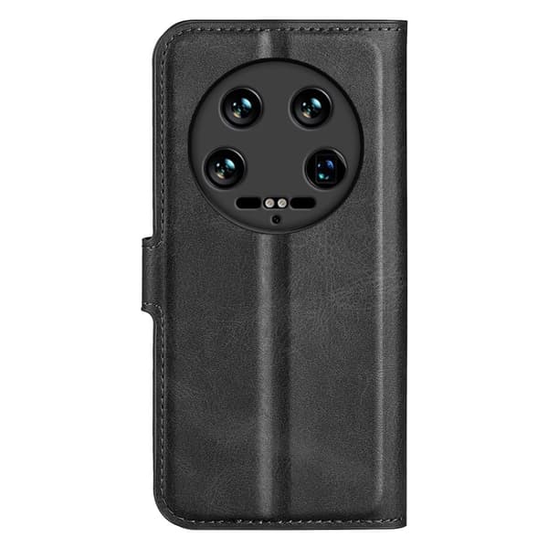 Xiaomi 14 Ultra læderetui med pung - Sort Black