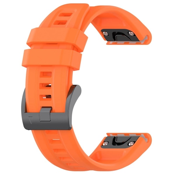 Silikoninen kellohihna Garmin-kelloon - Oranssi Orange