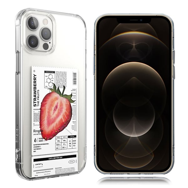 Ringke FUSION DESIGN - iPhone 12 Pro Max - Mansikka Transparent