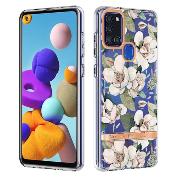 Supertyndt og slidstærkt softcover til Samsung Galaxy A21s - Grøn Gardenia Green