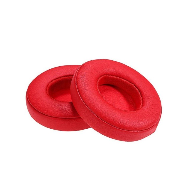 Beats Solo 2 / 3 læder foam ear pad pude - Rød Red