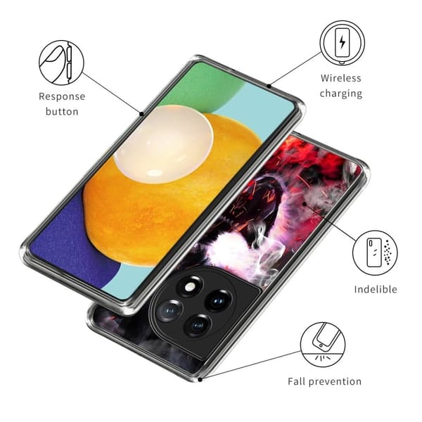 Deco OnePlus Ace 3 / OnePlus 12R kotelot - Hurja Susi Orange