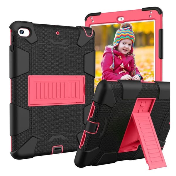 iPad Mini (2019) tofarvet hybrid etui - Sort / Rose Black