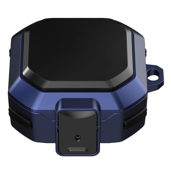 Samsung Galaxy Buds2 / Live / Pro cool design beskyttelsescover med spænde - Blå / Sort Blue