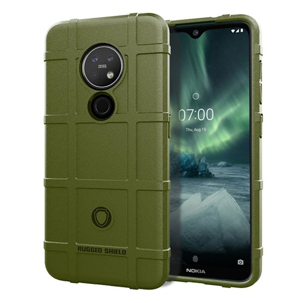 Robust Shield Nokia 7,2 etui - Army Grønn Green